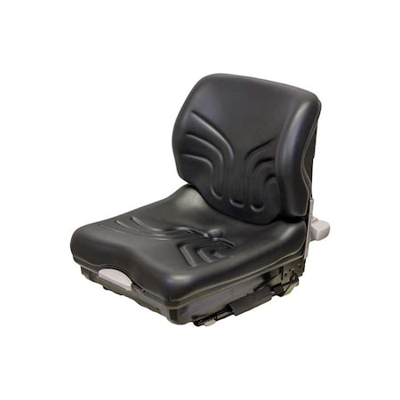 Uni Pro 20 Mechanical Suspension Seat Low-Back Black Vinyl 8402