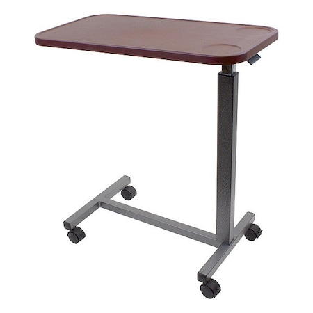 Dynarex Overbed Table, 27 13/16 in L, Plastic 10457CH