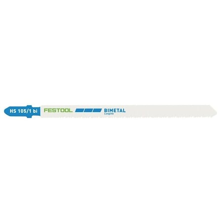 Festool Jigsaw blade METAL STEEL/STAINLESS STEEL HS 105/1 BI/5, 5PK 204272