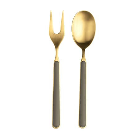 Mepra Fantasia Ice Gold Serving Set - 2 Pieces - Vicuna 10I622110OI