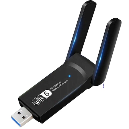 Sanoxy 1200Mbps Long Range AC1200 Dual Band 5GHz Wireless USB 3.0 WiFi Adapter Antennas SNX-CABLE41