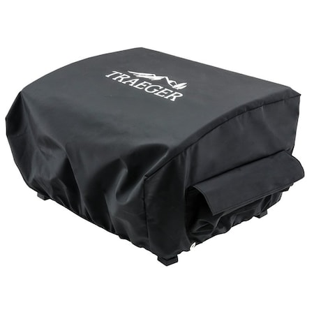 Traeger Grill Cover, Vinyl, Black BAC475
