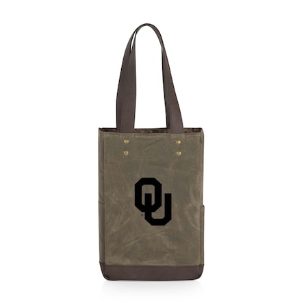 Picnic Time Family Of Brands NCAA Oklahoma Sooners 2 Bottle Insulated Wine Bag 536-02-140-454-0