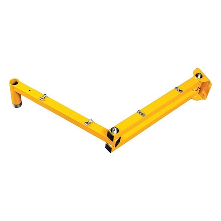 Jan Fan Mounting Arm, Yellow, Steel, 45 in L JF-AAM