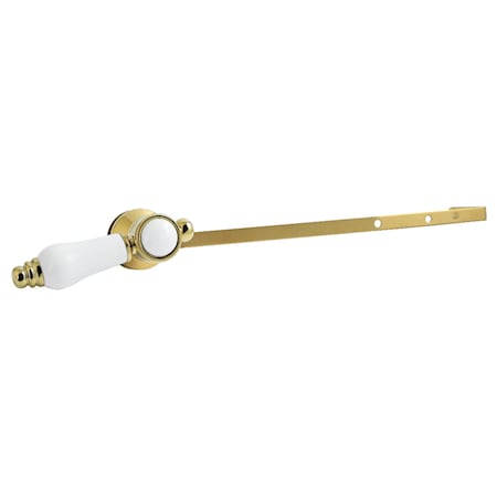 Kingston Brass Universal Front or Side Mount Toilet Tank Lever, Polished Brass KTBPLD2