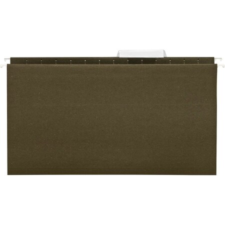 Business Source Hanging File Folders, Green, PK25 BSN43569