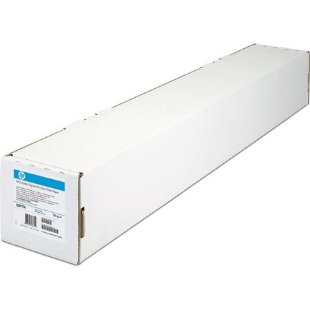 Hp DesignJet Inkjet Large Format Paper, 7 mil, 24 x 100 ft, High-Gloss White Q1426A