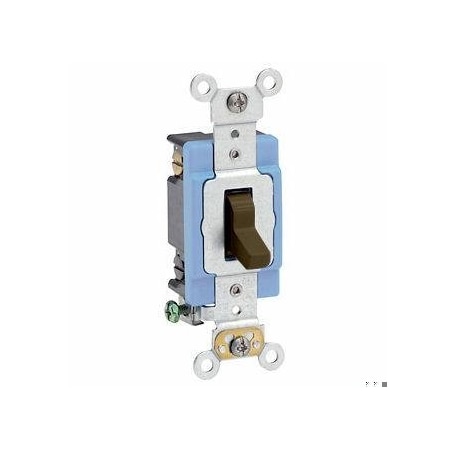 Leviton Toggle 4-Way 15A Extra HD Brown 1204-2