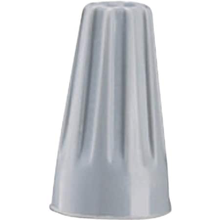 Gardner Bender WireGard 1 Wire Connector, 22 to 16 AWG Wire, Steel Contact, Polypropylene Housing Material, Gray 10-001