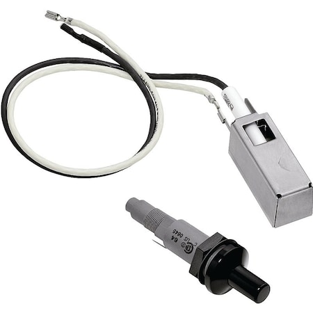 Weber Ignitor Kit, Replacement, Plastic, Black, For Spirit, Genesis and Platinum III Gas Grills 7509