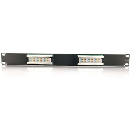 C2G CAT5E 110-TYPE PATCH PANEL 12-PORT 3850
