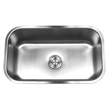 Contempo Living 30 in. Single Bowl Undermount Stainless Steel Kitchen Sink - 18 Gauge 18-960-D