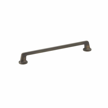 Schaub 10in Center to Center Northport Flat Cabinet Pull Ancient Bronze Finish 203-ABZ