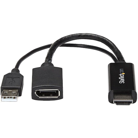 Startech.Com HDMI TO DISPLAY PORT ADAPTER - 4K 30HZ HD2DP