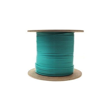 Cable Wholesale 2 Fiber Indoor Distribution Fiber Optic Cable, Multimode 50/125 OM3, Plenum Rated, Aqua, 11E2-302NH