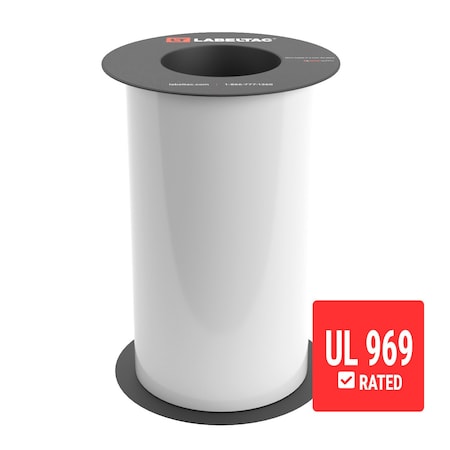 Labeltac UL 969-Approved LabelTac Supply 9in x 75ft LT9 Only, White LT902UL-C