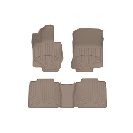 Weathertech Tan, Front and Rear FloorLiner HP 4515331-4515953IM