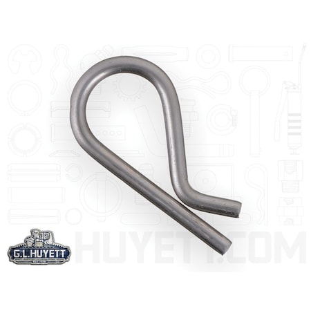 Huyett Bridge Pin, 302/304SS, .125 Wire Dia x 1.562 L x .5 In Eye Dia x Fits .5 to .75 Shft BPS-215
