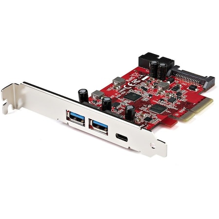 Startech.Com 5-Port USB PCIe Card 10Gbps 2A/1C/1xIDC PEXUSB312A1C1H