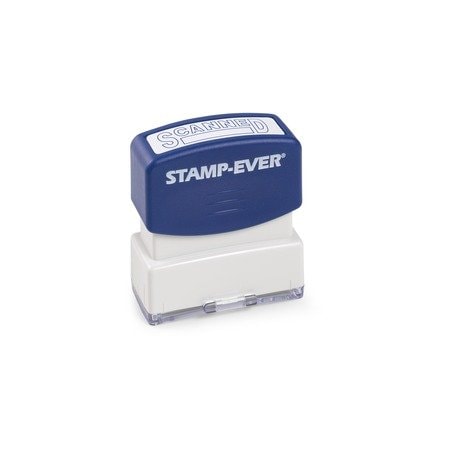 Trodat SCANNED Pre-inked Stamp - Message Stamp - SCANNED - 0.63in Impression Width x 1.81in Impression 8864