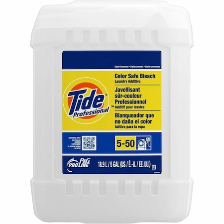 Tide Pro Color Safe Bleach Laundry Additive, Unscented, 5 gal Closed-Loop Container 70675