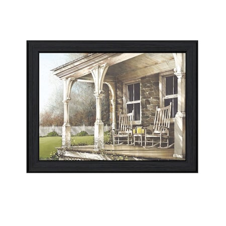 Homeroots Sunday Afternoon 2 Black Framed Print Wall Art 407378