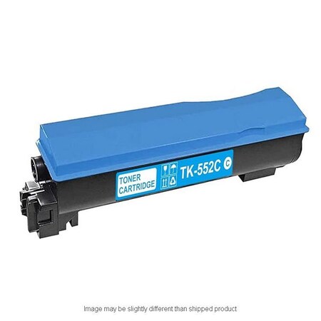 Kyocera Replacement 1T02HMCUS0, CYAN Compatible Toner, 6,000 page yield 1T02HMCUS0 TK552C
