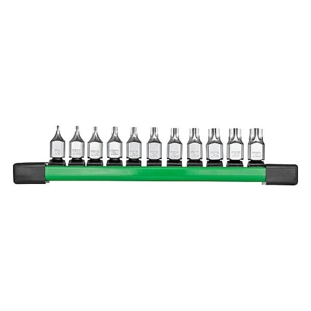 Milwaukee Tool Torx Stubby Bit Socket Set, Chrome 48-22-9533