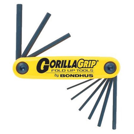 Bondhus .050316 Inch Gorilla Gripfoldup Tool Set 116-12591