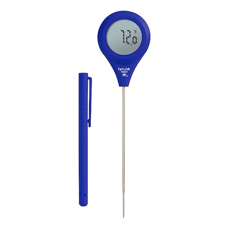 Taylor Precision Products Thermometer, Blue, Digital 5302142BLU10
