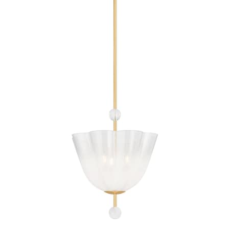 Hudson Valley Lighting Cambria Heights Lantern in Aged Brass 7817-AGB