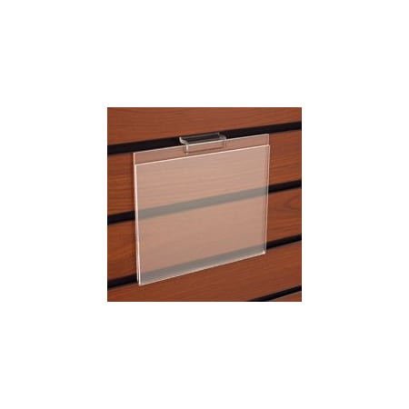 Specialty Store Services Acrylic Slatwall Sign Holder, 7 In. W X 5.5 In. H 4851S
