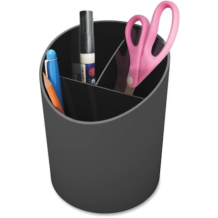 Deflecto Deflect-O Office Large Pencil Cup - Black DEF34204