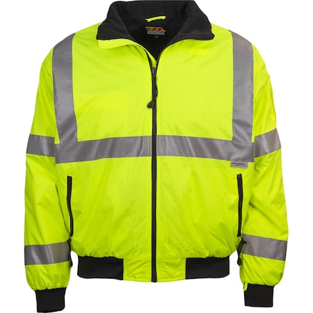 Reflective Apparel ANSI Type R Class 3 Water-Resistant 3-Seasons Jacket, Inner Liner 421ST-LM-SM