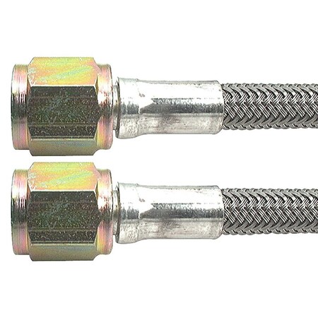 Powerhouse 60 in. -4 AN No. 4 Straight Braided Brake Line PO3622152
