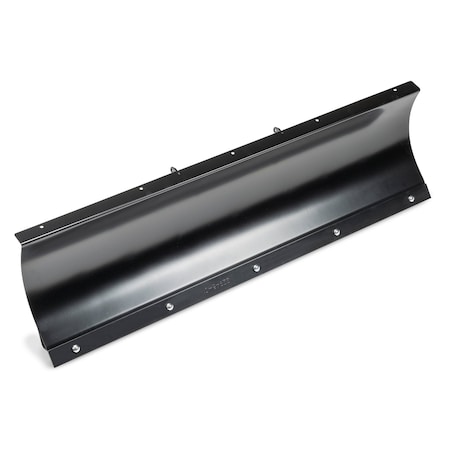 Warn 54 Inch Straight Snow Plow Blade Powder Coated Black Steel with Skid Shoes 103754