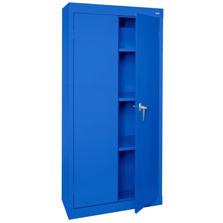 Sandusky Shelf Cabinet, 72 in H, 30 in W, 18 in D, Swing, Cam lock, 3 Shelves VF31301872-06