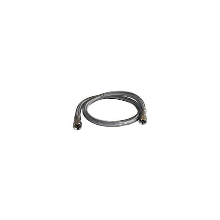 Larsen Supply Co. Ice Maker Connector, 1/4 Compression x 1/4 Compression x 24-In. 10-0946