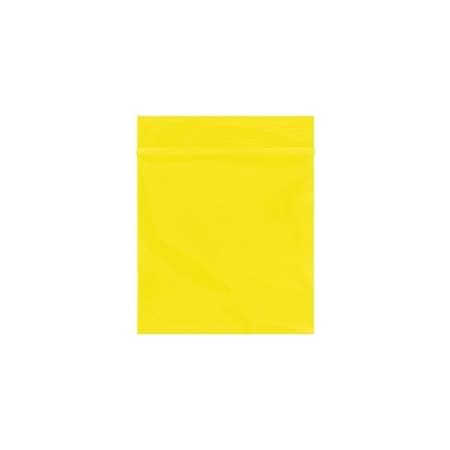 Bubblefast 1000-3 x 3'' - 2 Mil Yellow Reclosable Poly Bags, 1000PK BFPB3540Y