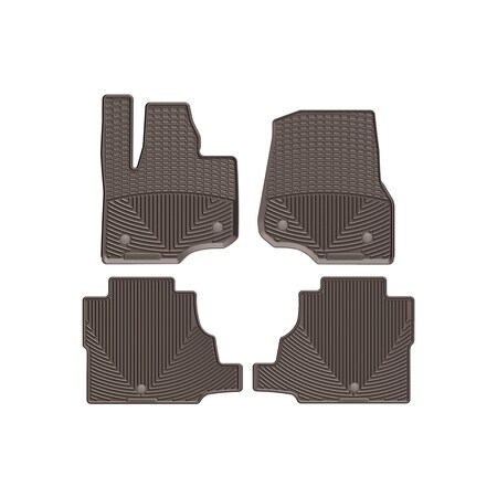 Weathertech Cocoa, Front and Rear All Weather Floor Mats W477CO-W500CO