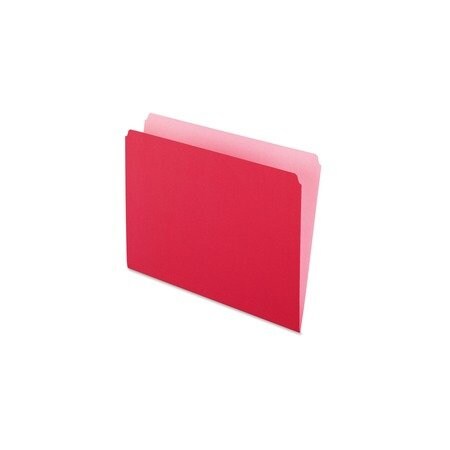Pendaflex FOLDER, LTR, STRT, SGL, 11PT, RD, 100PK 152RED
