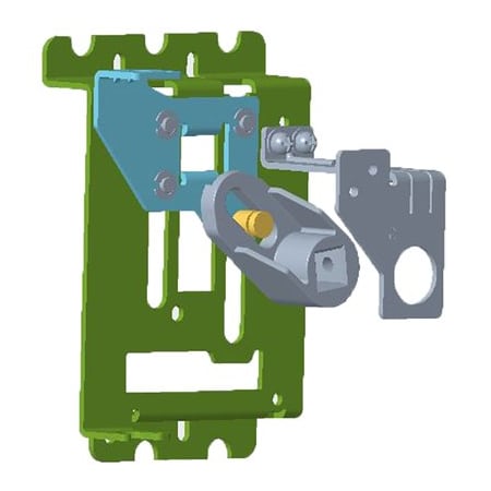 Noark Rotary handle operating mechanism - 1102368 - for M1 - compatible with 10x10mm shafts HM1A