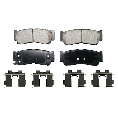 Wagner Brake QuickStop Rear Disc Brake Pad Set Ceramic,  ZD1297
