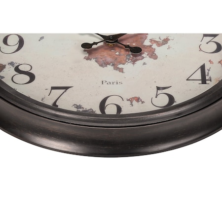 Monarch Specialties Clocks, 20'' Round, Wall Clock, Brown, Transitional I 9042