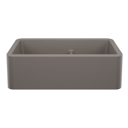 Blanco Ikon 33" Apron Low Divide, Volcano Grey 443115