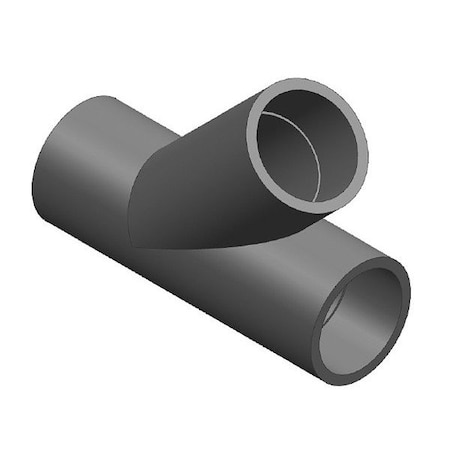 Zoro Select PVC, Wye, 3 in Socket, 3 in Socket 870030