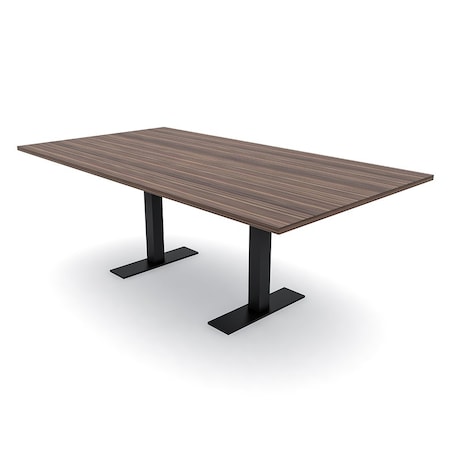 Skutchi Designs 6 Person Conference Table With Power Unit | 6' Rectangular Table | Harmony Series HAR-REC-48x72-T.BK-H3041-NA