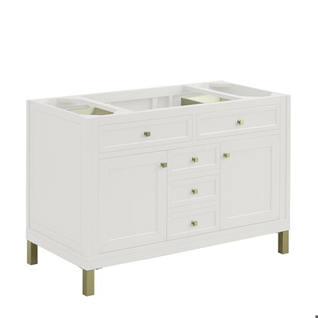 James Martin Vanities Chicago 48 in. Single Vanity, Glossy White 503-V48-GW
