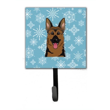Carolines Treasures Snowflake German Shepherd Leash and Key Holder BB1645SH4
