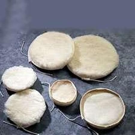 Dico Polishing Bonnet, 5 to 6 in Dia, Lambs Wool 7410621/584-42360